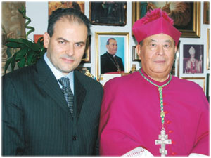 Sua Ecc.za Mons. Vittorio Mondello Arcivescovo della Diocesi di Reggio Calabria