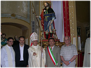 Pastorale realizzato per la Statua di San Rocco in Vallefiorita