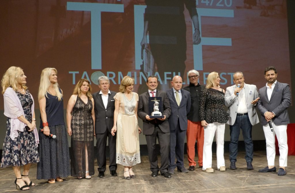 Michele Affidato alla presentazione del “Taormina Film Fest”