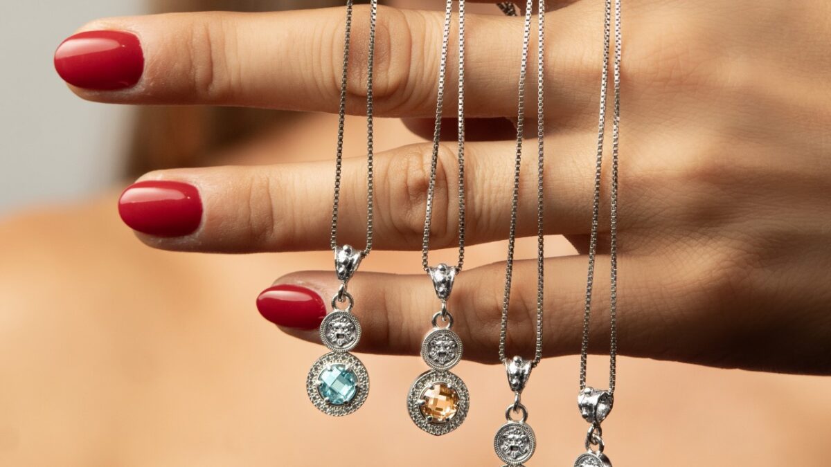 Ciondolo Luna Zirconata Bianca Con Sagoma Stella Lucida Placcato Oro Bianco In Argento 925 - Foto 5