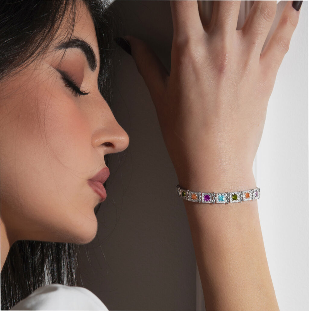 Bracciale Donna - Tennis Linea Trinity - immagine 2